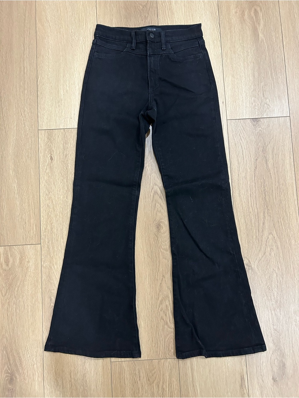 Joe's Jeans Black Flare Wide-Leg Denim